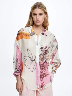 Lyocell Printed Shirt|Parfois Best Sale