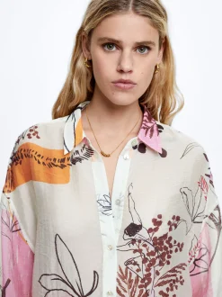 Lyocell Printed Shirt|Parfois Best Sale