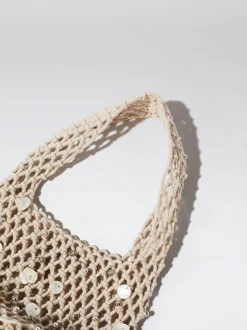 Mesh Bag With Shells And Strass|Parfois New