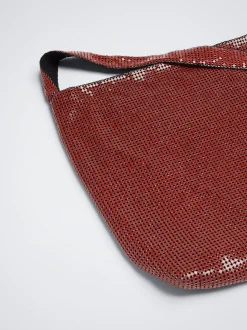 Mesh Fabric Shoulder Bag|Parfois Store