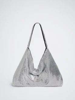 Mesh Fabric Shoulder Bag|Parfois Fashion
