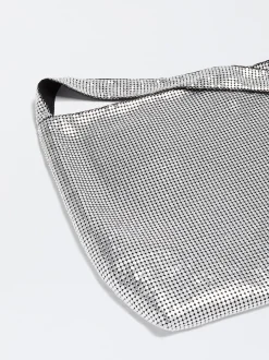 Mesh Fabric Shoulder Bag|Parfois Fashion