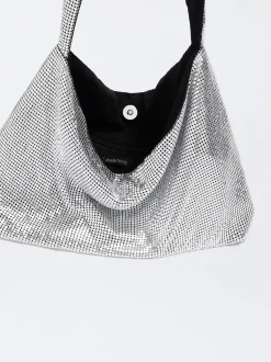 Mesh Fabric Shoulder Bag|Parfois Fashion