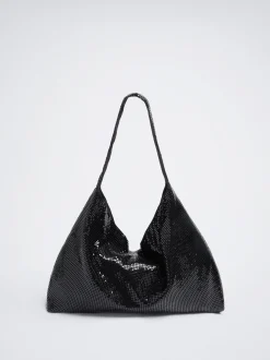Mesh Fabric Shoulder Bag|Parfois Best
