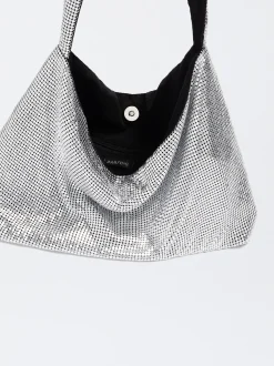 Mesh Fabric Shoulder Bag|Parfois Store