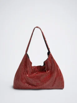 Mesh Fabric Shoulder Bag|Parfois Clearance