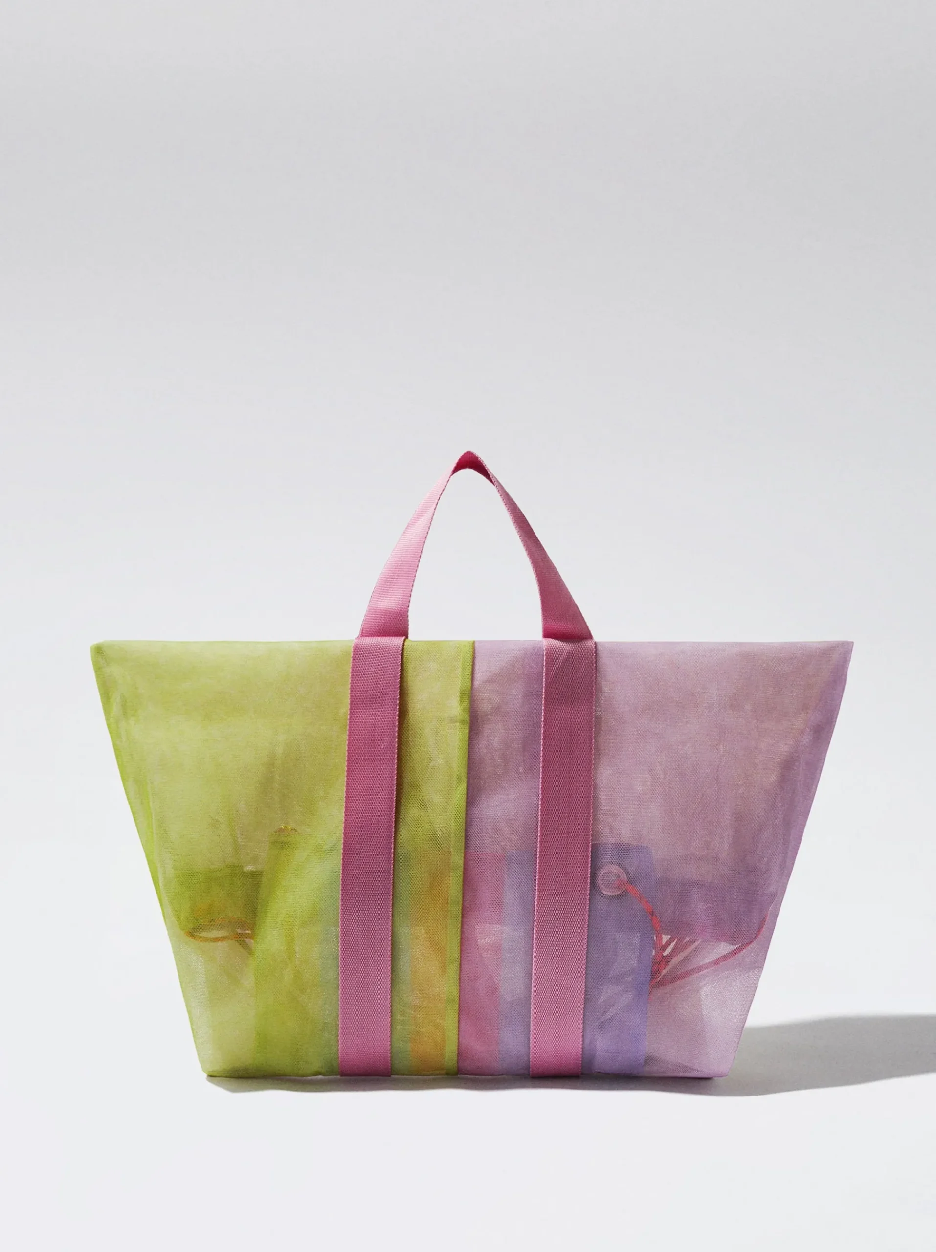 Mesh Fabric Tote Bag|Parfois Outlet