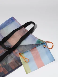 Mesh Fabric Tote Bag|Parfois Clearance