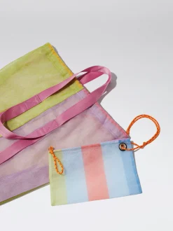 Mesh Fabric Tote Bag|Parfois Online