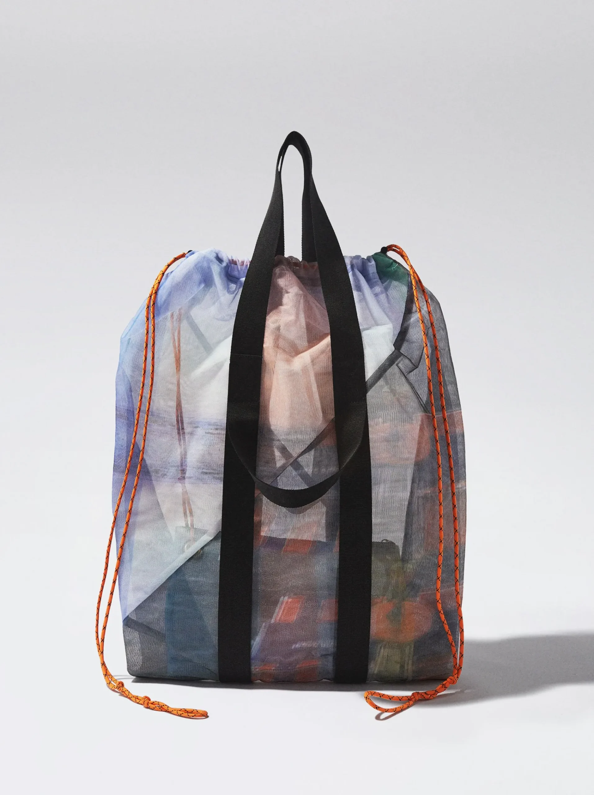 Mesh Fabric Tote Bag|Parfois Discount