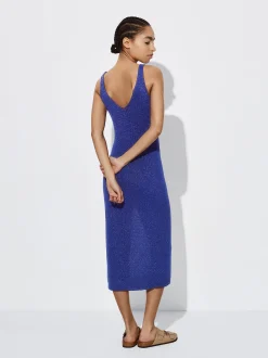 Metallic Fabric Knitted Dress|Parfois Hot