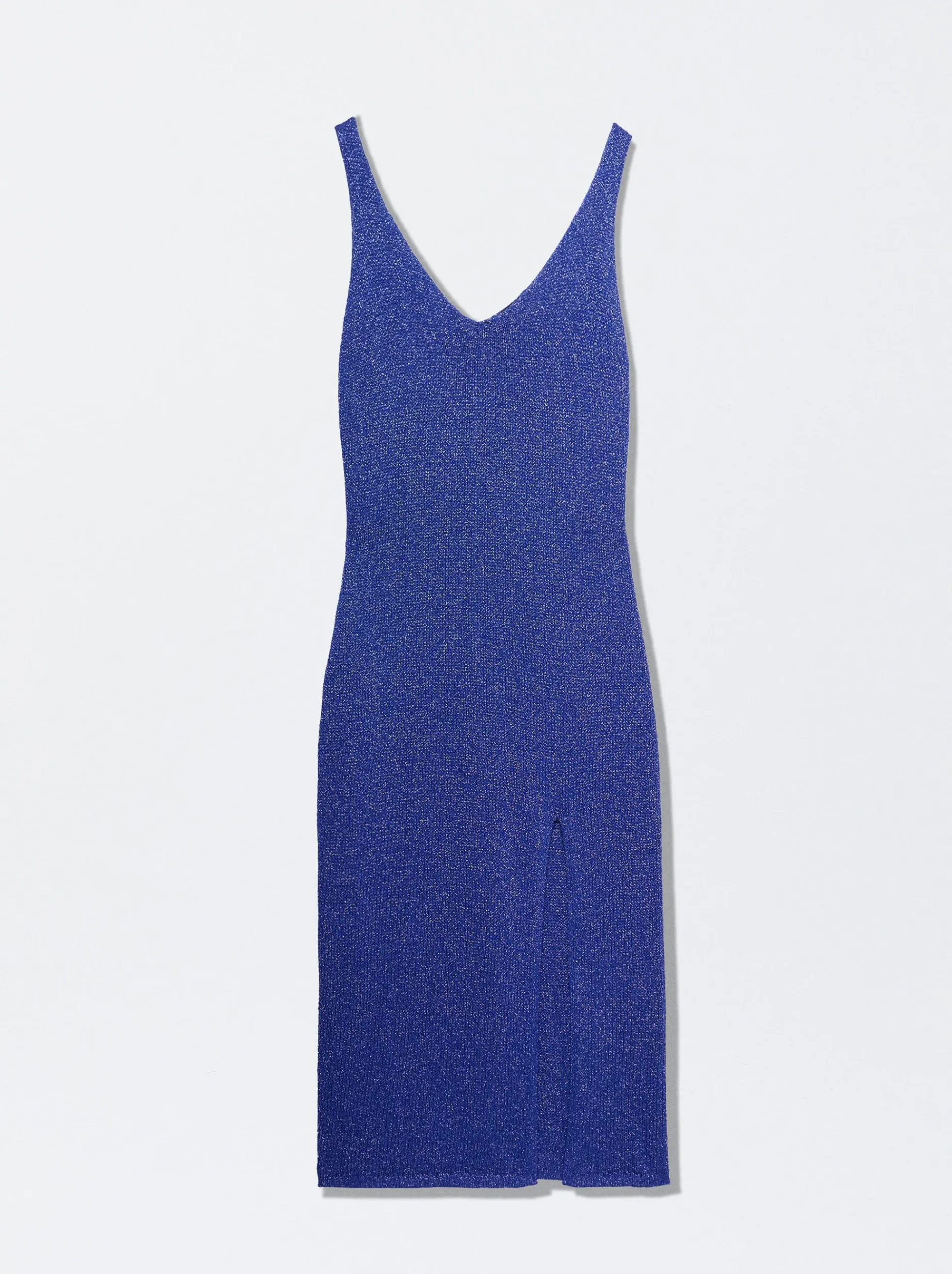Metallic Fabric Knitted Dress|Parfois Discount