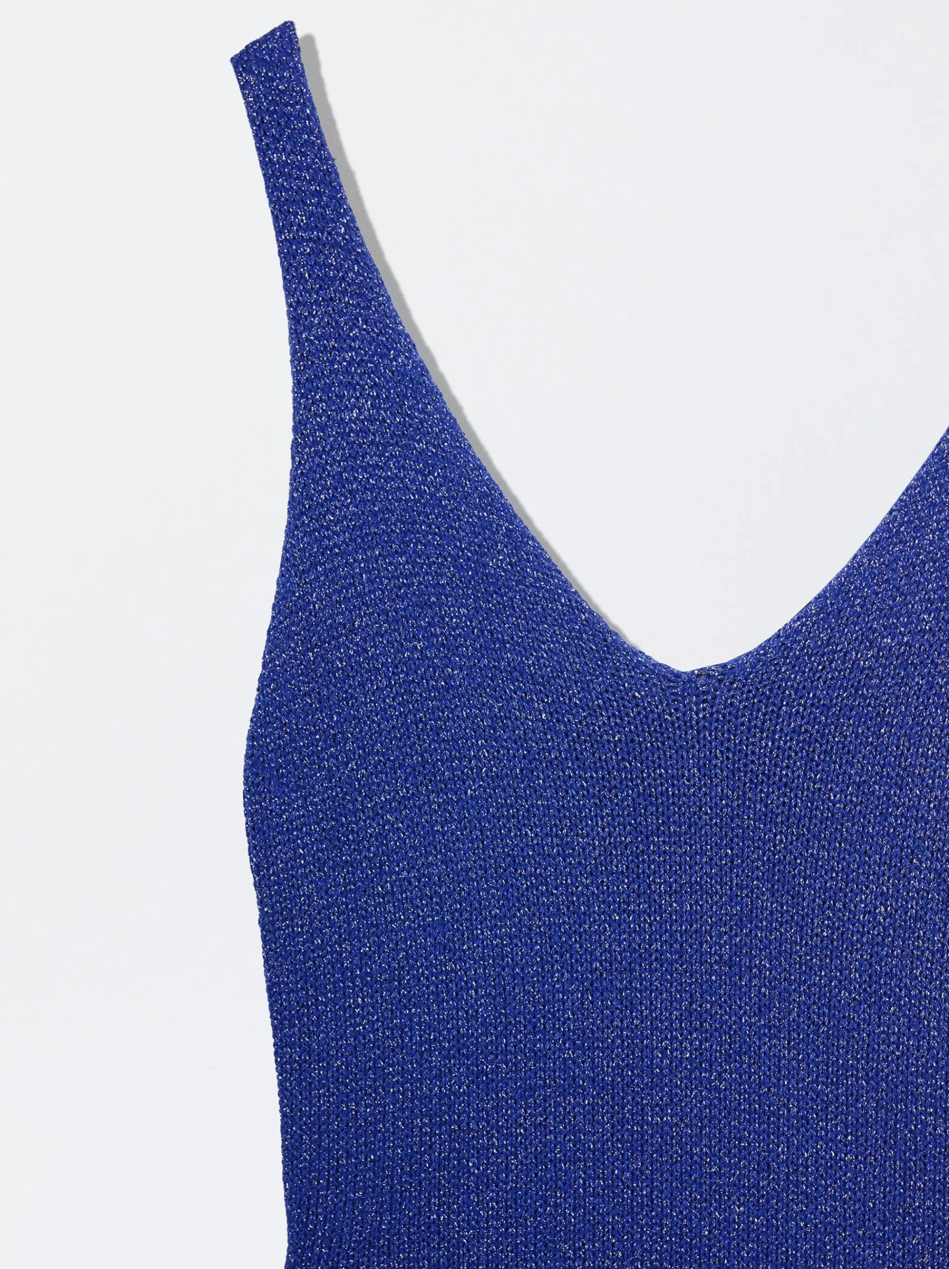 Metallic Fabric Knitted Dress|Parfois Discount