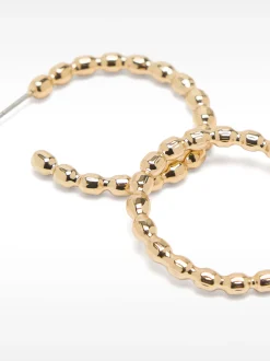 Metallic Hoop Earrings|Parfois Best Sale