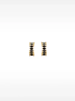 Metallic Golden Hoop Earrings|Parfois Best Sale