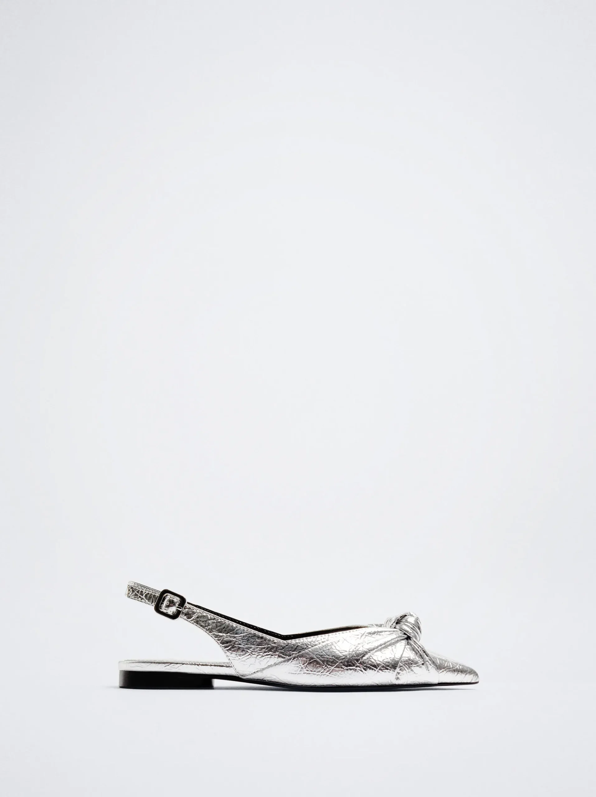 Metallic Slingback Ballerinas|Parfois Cheap