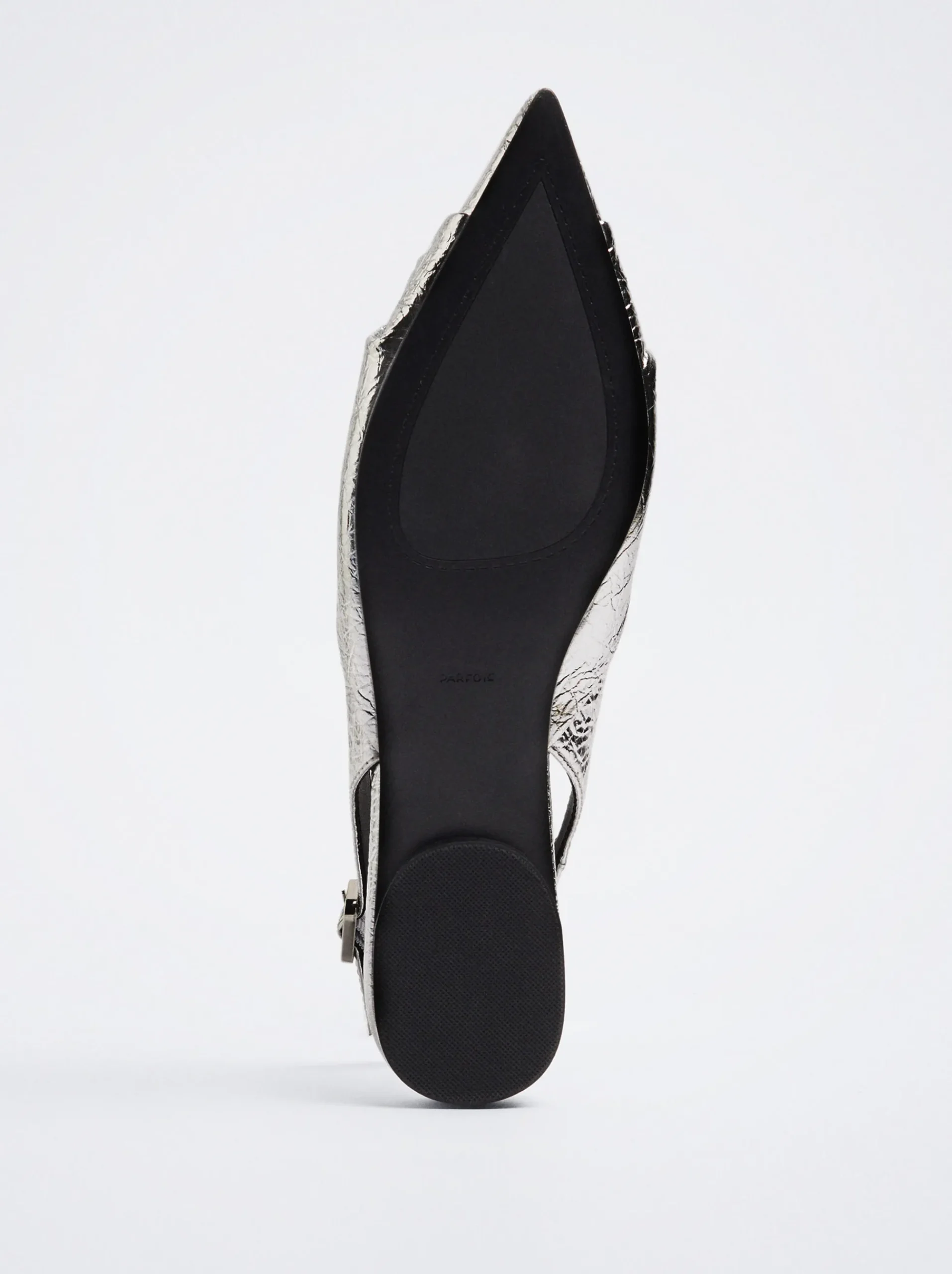 Metallic Slingback Ballerinas|Parfois Cheap