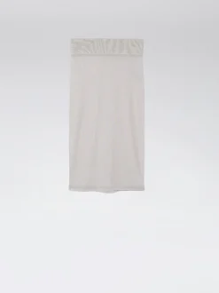 Midi Skirt With Elastic Waistband|Parfois Store