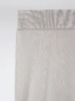 Midi Skirt With Elastic Waistband|Parfois Store