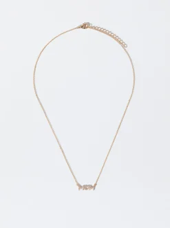 Mom Necklace With Zirconia|Parfois Cheap