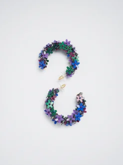 Multicolour Beaded Hoop Earrings|Parfois Best Sale