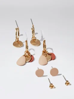 Multicoloured Earrings Set|Parfois Flash Sale