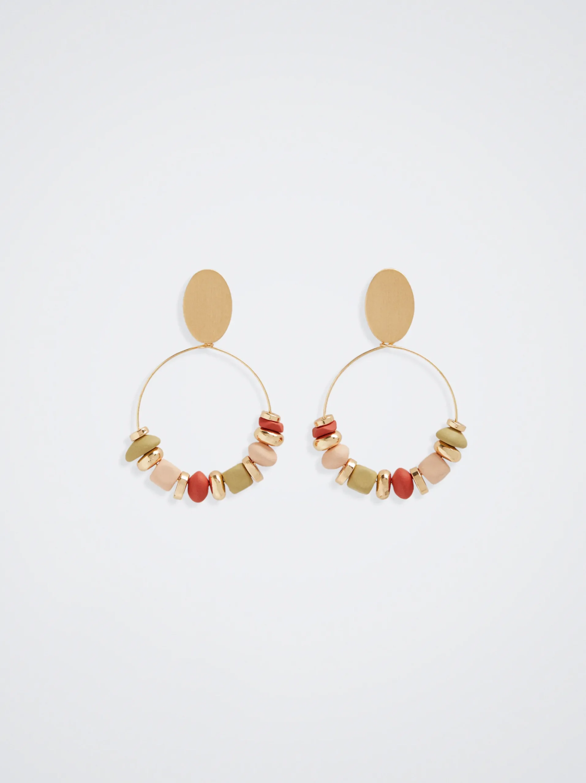 Multicoloured Earrings With Resin|Parfois Cheap