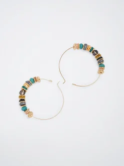 Multicoloured Hoop Earrings|Parfois Hot