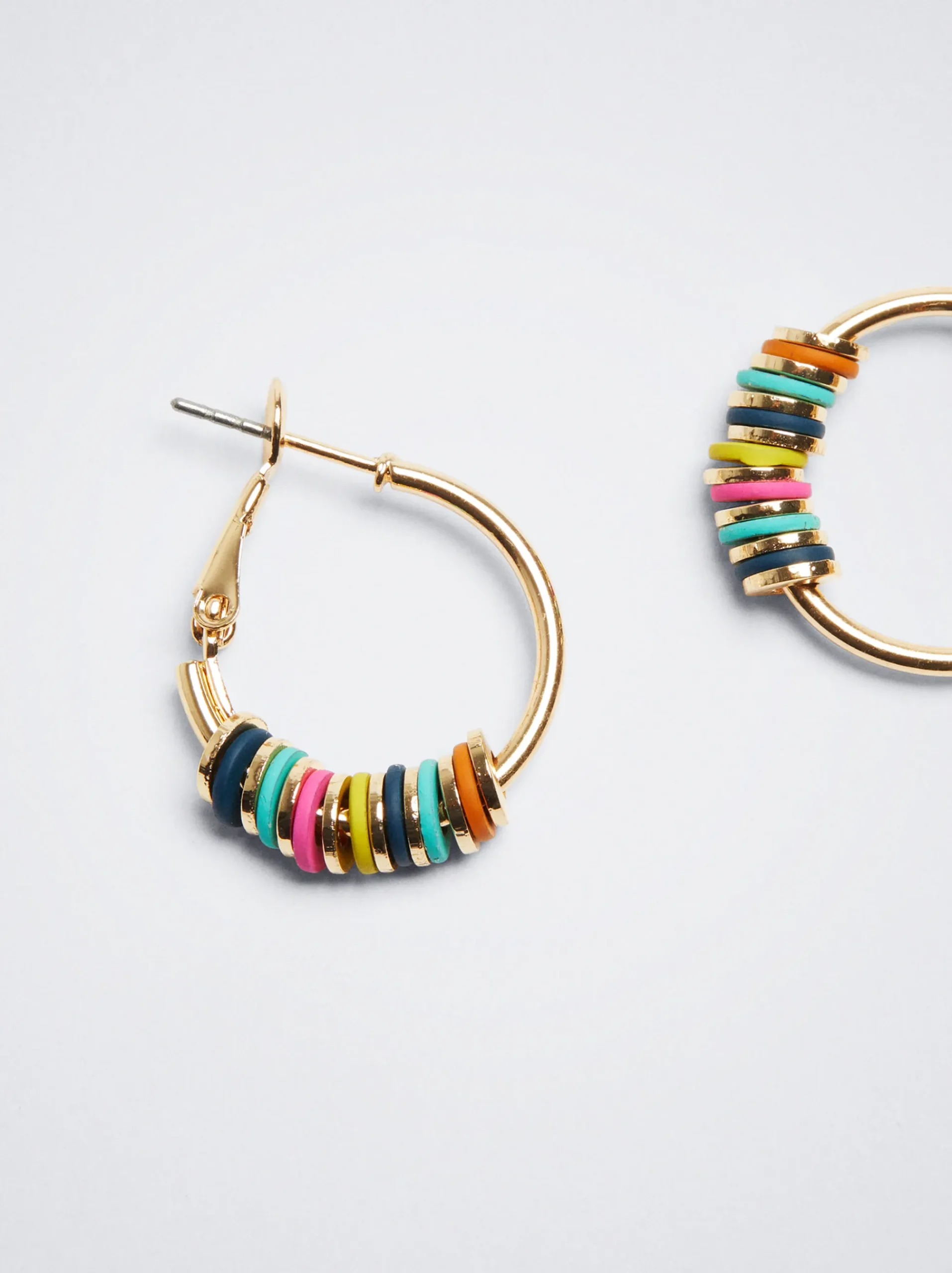 Multicoloured Hoop Earrings|Parfois New
