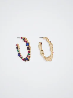Multicoloured Hoop Earrings|Parfois Cheap