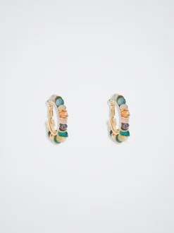 Multicoloured Hoop Earrings|Parfois Hot