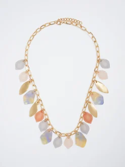 Multicoloured Necklace With Resin|Parfois Fashion