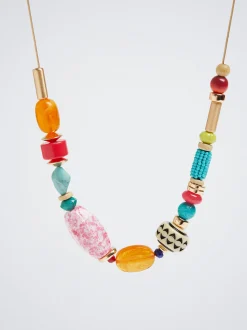Multicoloured Necklace With Resin|Parfois Fashion