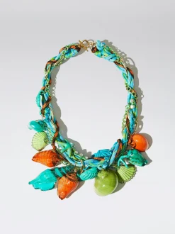 Multicoloured Necklace With Shell|Parfois Cheap