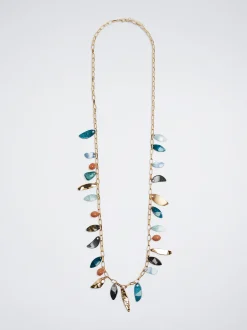 Multicoloured Necklace With Resin|Parfois Best Sale
