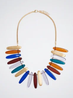 Multicoloured Resin Necklace|Parfois Store