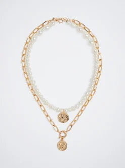 Necklace Set With Freshwater Pearl|Parfois Fashion
