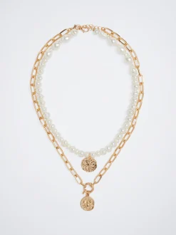 Necklace Set With Freshwater Pearl|Parfois Clearance