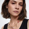 Necklace With Charms And Freshwater Pearl|Parfois Best Sale