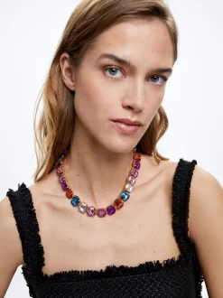Necklace With Crystals|Parfois Sale