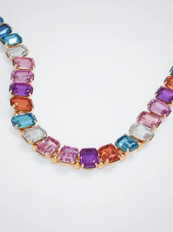 Necklace With Crystals|Parfois Flash Sale