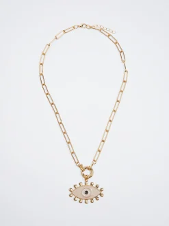 Necklace With Eye Charm|Parfois Online