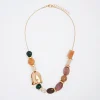 Necklace With Flower And Stone|Parfois Shop