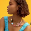 Necklace With Flower And Stone|Parfois Cheap