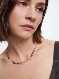 Necklace With Freshwater Pearl|Parfois Shop