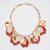 Necklace With Leaves And Enamel|Parfois Discount