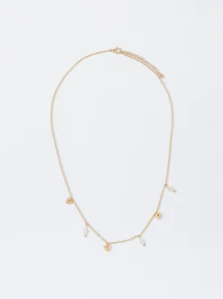 Necklace With Pearl And Hearts|Parfois New