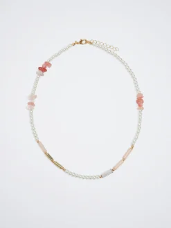 Necklace With Pearls And Stone|Parfois Cheap