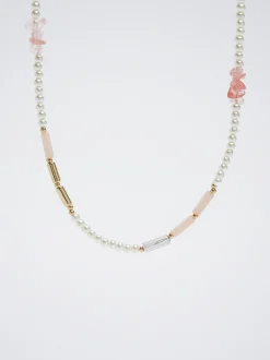 Necklace With Pearls And Stone|Parfois Cheap