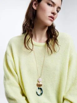 Necklace With Resin Pendant|Parfois Shop